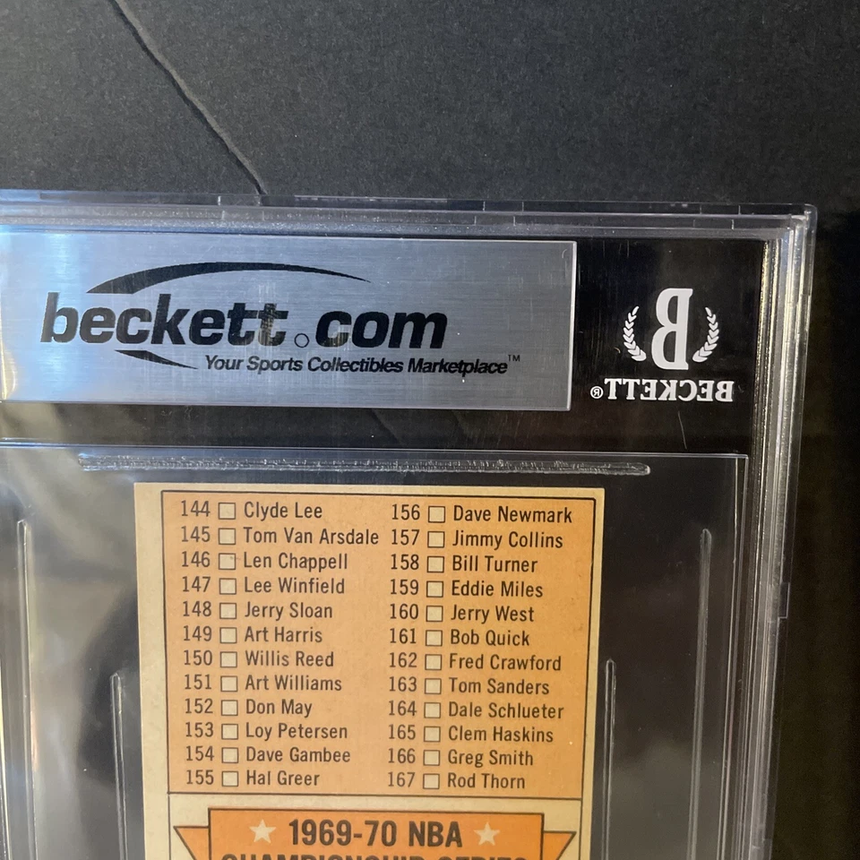 1970-71 Topps Basketball #101A Checklist 2 1970-71 In Black BGS 5 EX - Image 3 of 4