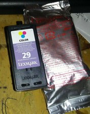 2 LEXMARK 29 Color Ink Genuine