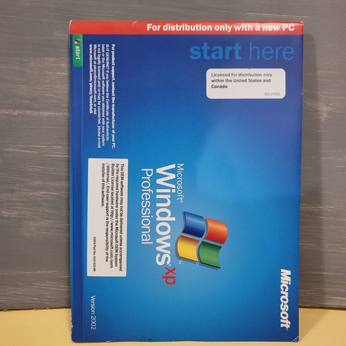 Microsoft Windows XP Professional with SP 3