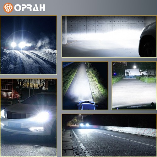 2X Lampadine LED Pro Faro Super Luminose Bianco 12000LM Hi/Lo H1 H4 H11 9005/9006 - Foto 17 di 24