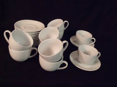Richard Ginori RGG COFFEE LINE Set of 10 Tasse a Cafe Coffee Cups w/ Saucers 4oz