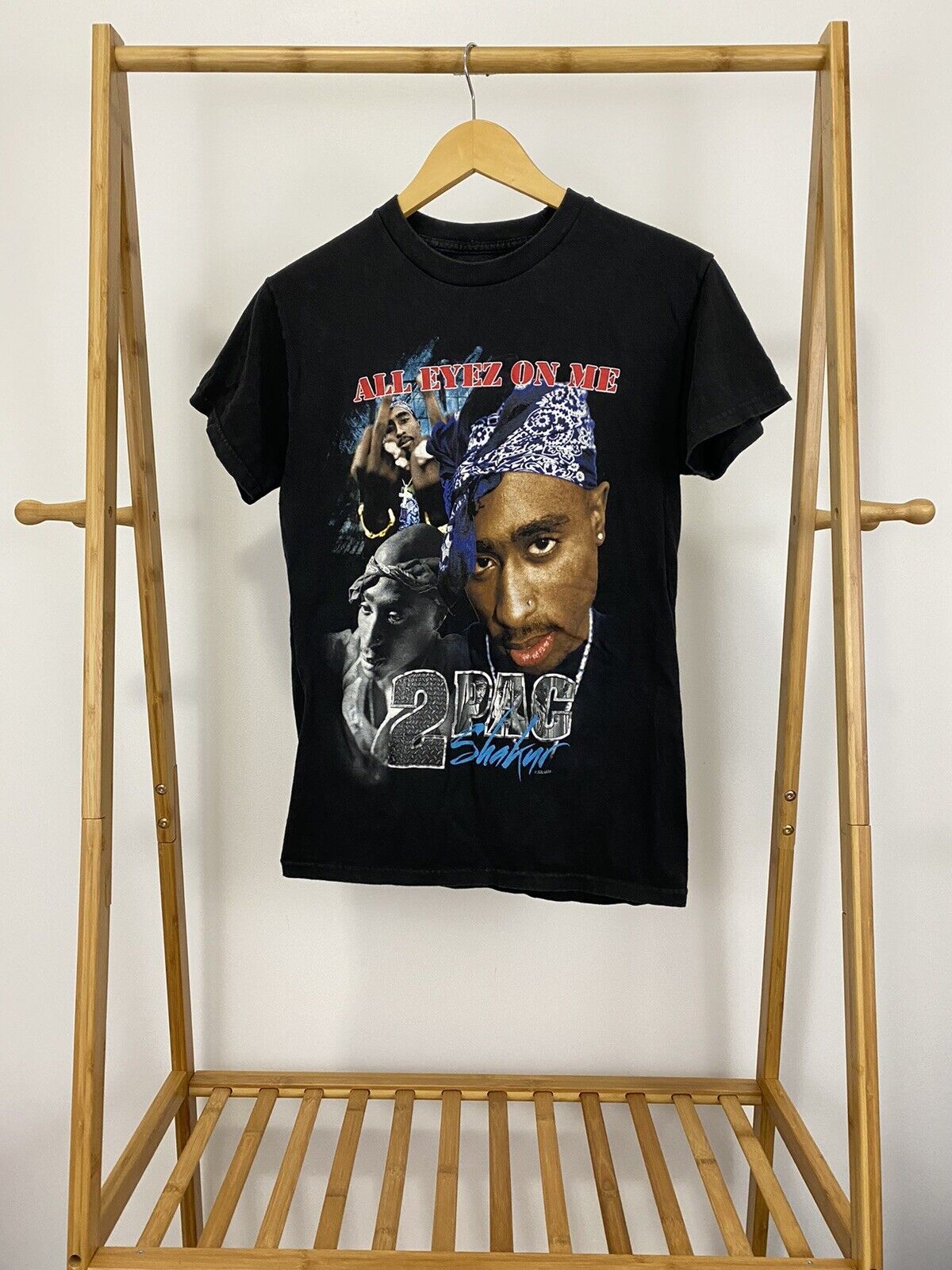 Tupac Shakur All Eyez On me Hip Hop Rap Tee Reprint T… - Gem