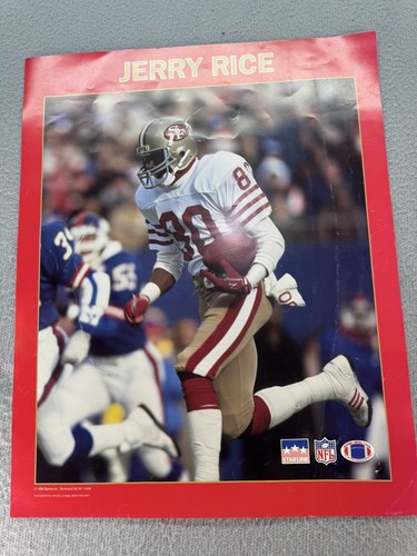 Vintage Starline NFL Football Jerry Rice San Francisco 49ers Poster 1988 - Bild 1 von 8
