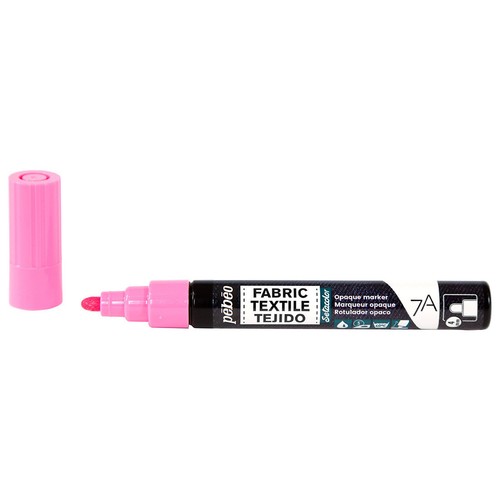 PEBEO 7A Permanent Fabric Paint Marker Pens 4mm Tip, 18 OPAQUE Colours - Picture 13 of 41