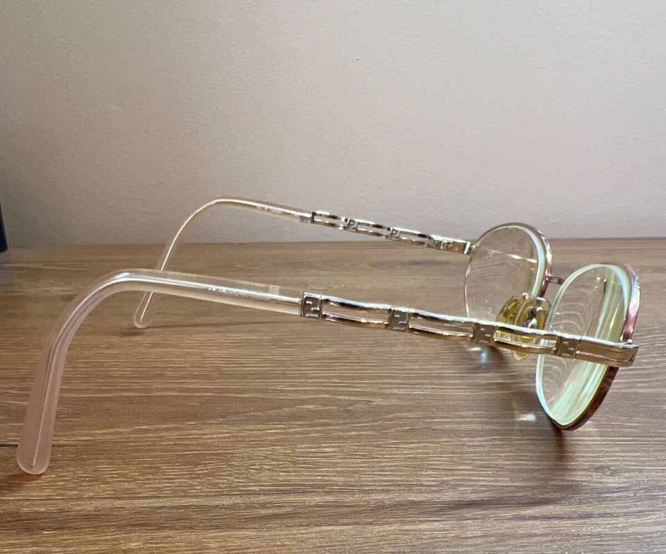 Auténticos marcos Fendi oro rosa tortuga RX solo 53,17 hechos en Italia, en muy buen estado Foto 4 de 4