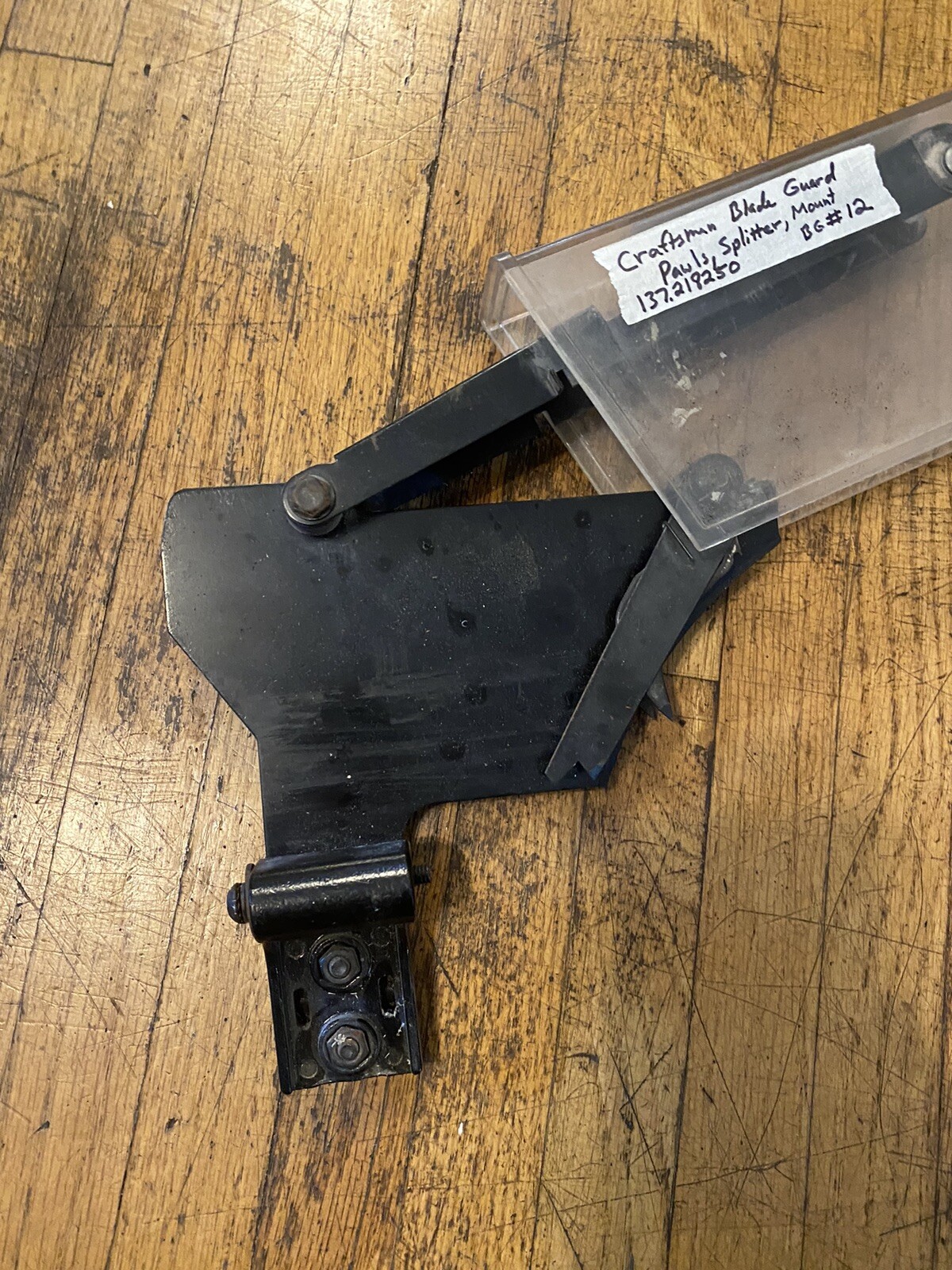 Craftsman 10” Table Saw Model 137.218250 Blade Guard Splitter Kerf