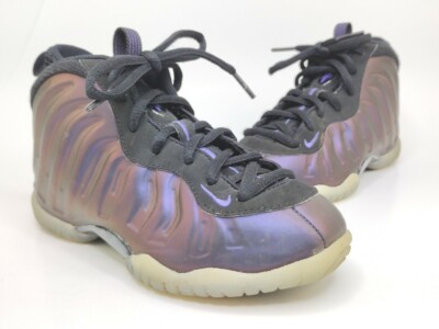 Nike 723946-005 Little Posite One Purple Iridescent High Top Toddler Size 12C