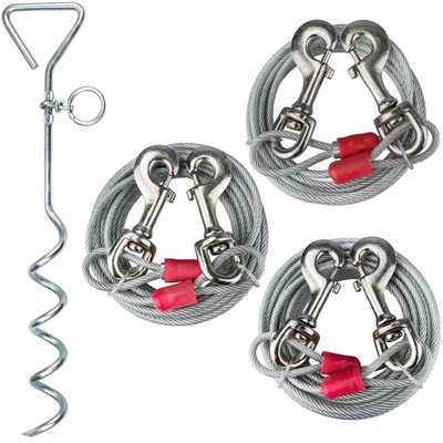 dog corkscrew tether