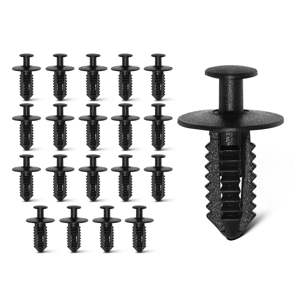 100Pcs 7mm Plastic Fender Liner Rivet Push Type Clip Retainer for Mercedes-Benz - Imagem 2 de 3