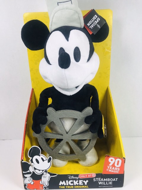 Disney Mickey Mouse 90th Special Edition Steamboat Willie Plush for sale online | eBay