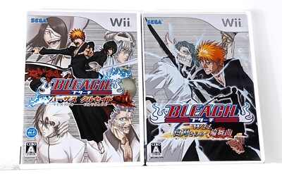 Bleach Versus Crusade + Shattered Blade Nintendo Wii Japan Import - US Seller!