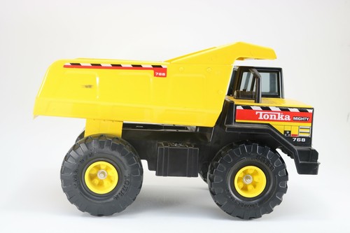 Vintage Mighty Tonka 768 Dump Truck Yellow - Picture 5 of 8