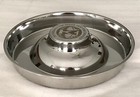 NEW K1 Stainless Steel Puppy Weaning/Feeding/Water Dish For Litters/Slow Feeder — photo 1