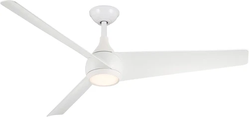 F678L-WHF 52" Twist Ceiling Fan in Flat White - Stylish & Modern Design - Picture 1 of 9