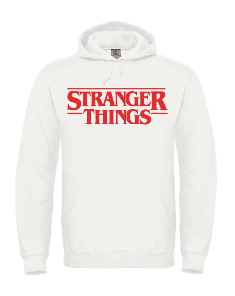 Felpa cappuccio STRANGER THINGS unisex taglie bambino ragazzo adulto - Image 2 of 3