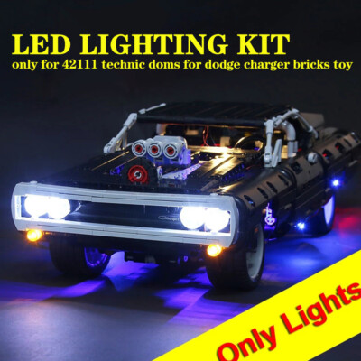  LED DIY Light Beleuchtung Set Für LEGO Technic 42111 Doms Für Dodge Charger Car