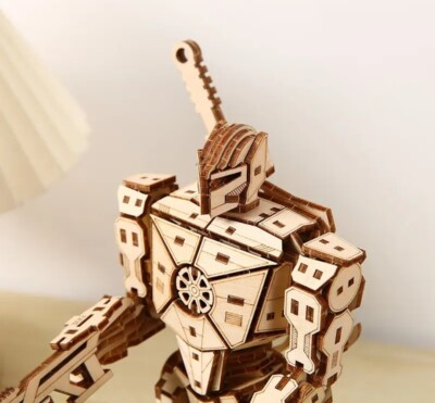 Roboter Modell Trafo Mechs Jaeger Holzmodell 210 Teile VORBAU 3D Puzzle