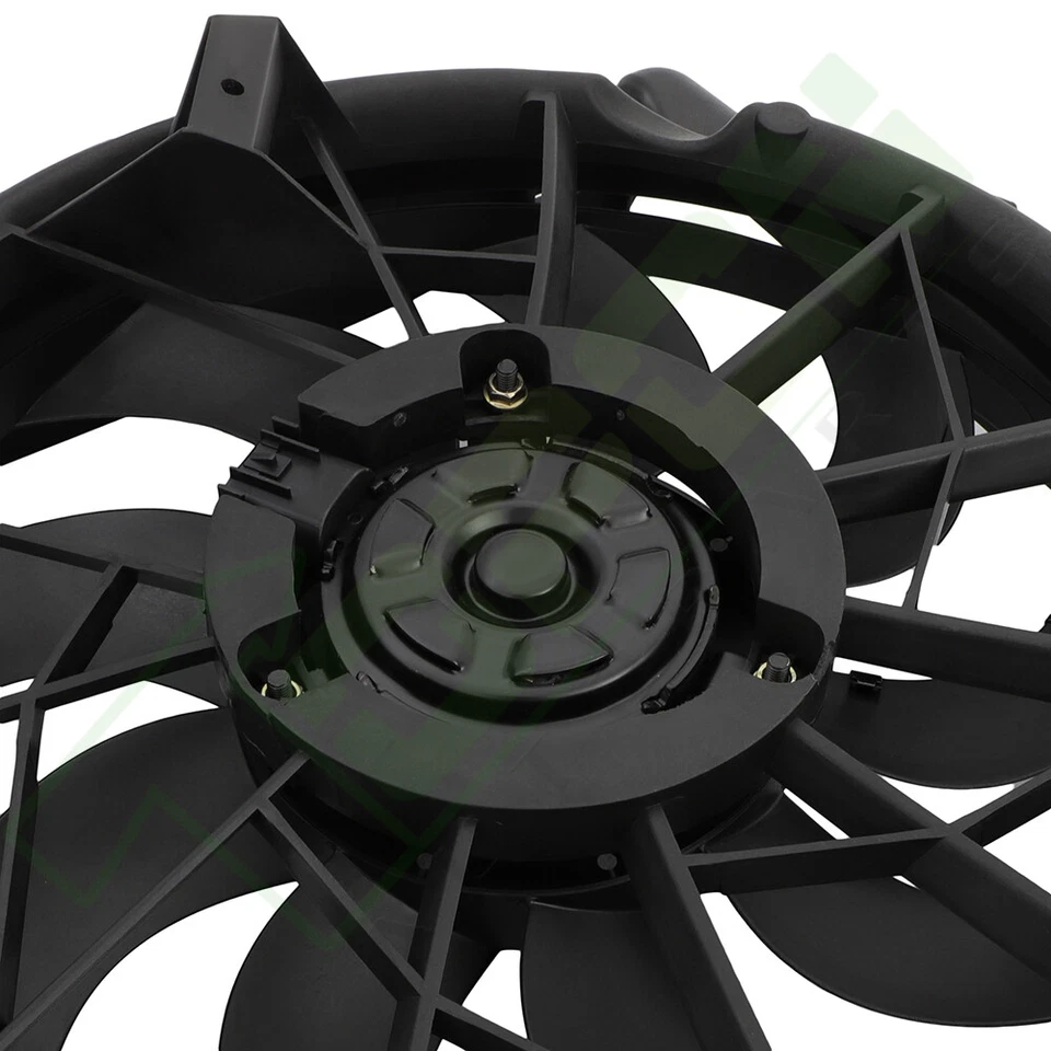 Radiator Condenser Cooling Fan Assembly For 2005-2006 Cadillac Escalade ESV Foto 3 de 4