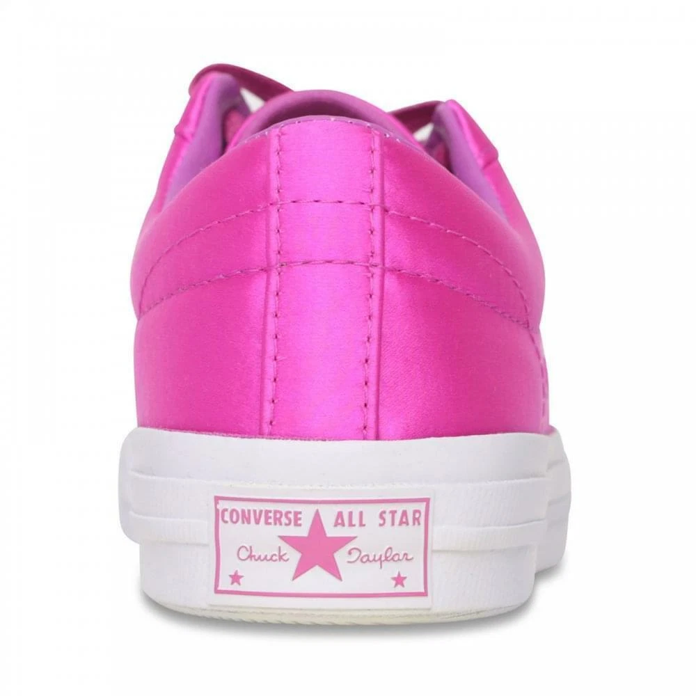 Pink satin deals converse