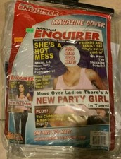 National Enquirer Party Girl Headline Costume NEW 1 size fits all Womens NEW