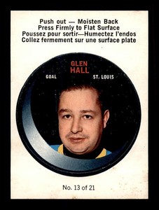 1968-69-O-Pee-Chee-Puck-Sticker-13-Glenn-Hall-NM-X1032608