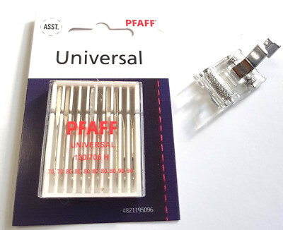 Original Pfaff Nähmaschinen Universal Nadeln + Rollenfuß Nähfuß für Pfaff...