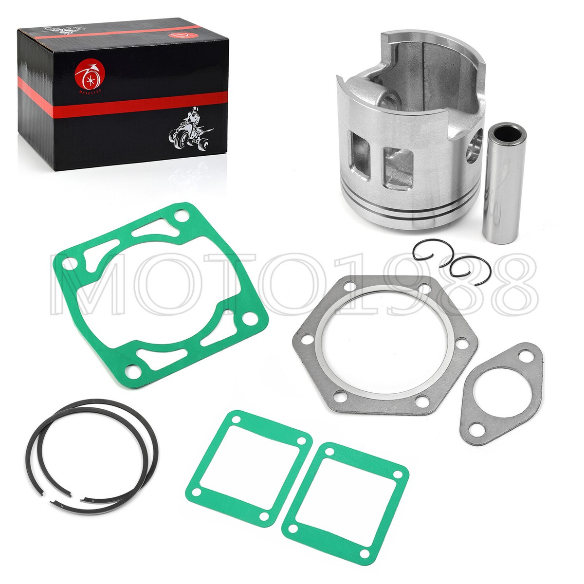 eringo Piston Ring Gasket For EZGO Golf Cart Robin Model EC25-3PG