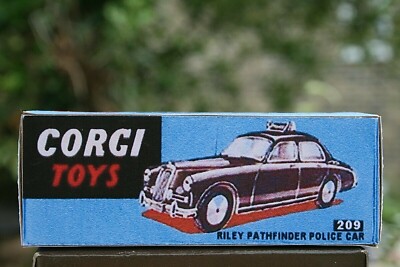 Corgi Toy Riley Corgi Toys Police Riley Pathfinder Car Reproduction Box No. 209 | eBay UK