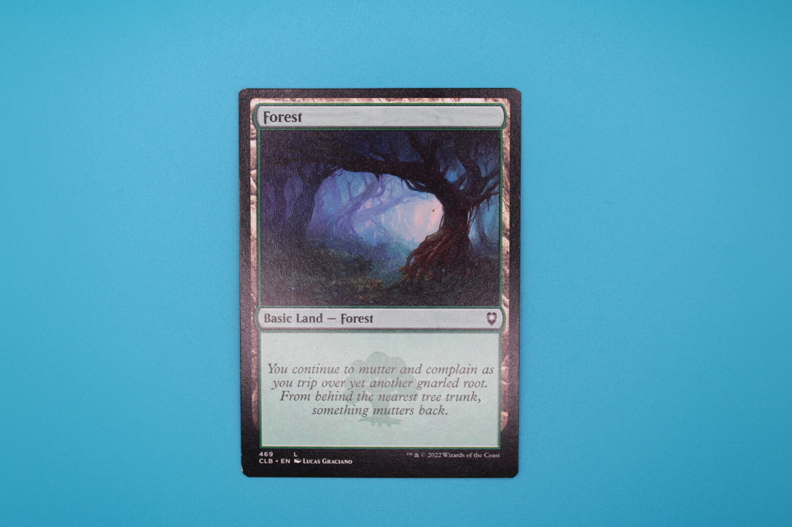 Forest #469 Battle for Baldur's Gate CLB MTG