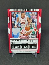 Buddy Hield 2020 Panini Contenders Draft Picks RED GAME TICKET VARIATION No. 24