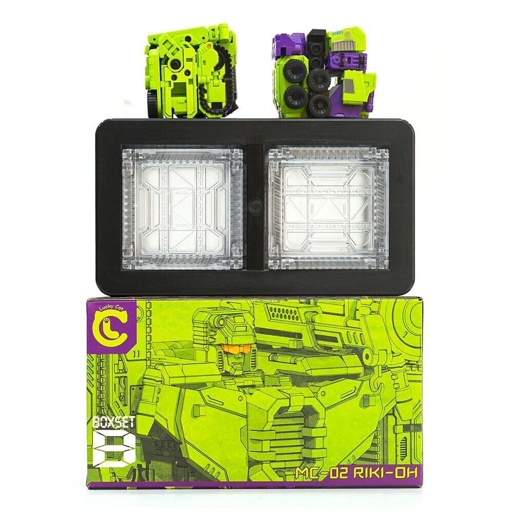 Lucky Cat Micro Cosmos MC-02 MC02 Riki-Oh Devastator B set figure in stock