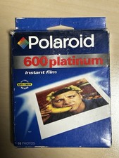 Polaroid 600 Platinum Film Pack 10 Photos Best When Used By 12/00 Sealed Vintage