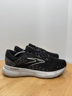 Brooks Glycerin 20 Running Shoes Men s 9.5 Wide Black White Athletic