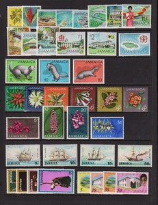 Jamaica - 7 Mint, NH sets, cat. $ 24.15