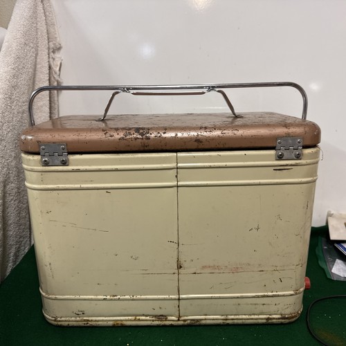 Vintage Knapp Monarch St. Louis Therm-a-Chest Picnic Cooler Original Plug - Picture 4 of 19