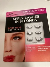 Lilly Lashes Rule Breaker SELF-ADHESIVE  Natural Volume + Medium (3 Pairs) *OB*