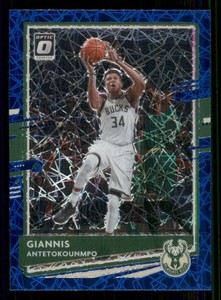 2020-21 Donruss Optic Blue Velocity #29 Giannis Antetokounmpo
