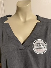 Climate Right Scrub Set By Cuddl Duds 3X Grey Top NWT Bottoms NWOT