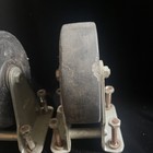 2 Colson Heavy-Duty 5” X 1.5” Steel Caster Wheel Industrial Plate Mount Vintage — photo 4