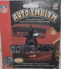 PROMARK DALLAS COWBOYS AUTO EMBLEM NFL OFFICIALLY LICENSED MADE IN USA PRODUCT