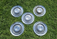 Set Of 5 1956 Pontiac Star Chief Custom Catalina 15 Wheel Covers Hubcaps 4 56