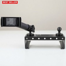 Metal Dash Mount Phone Holder F150 2015-2020 F250 F350 2017-2022 Dual 20mm Ball