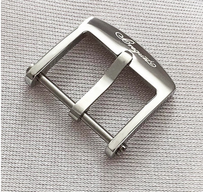 Alternative Breguet screw-style buckle, tape pin buckle watch strap 16mm 18mm