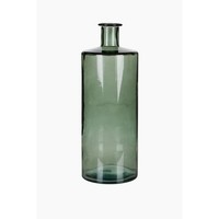 Mica Decorations Guan Glasflasche - H40 X Ø15 Cm - Recyceltes Glas - GrüN