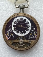 Montre Gousset 8 jours  HEBDOMAS - À restaurer.