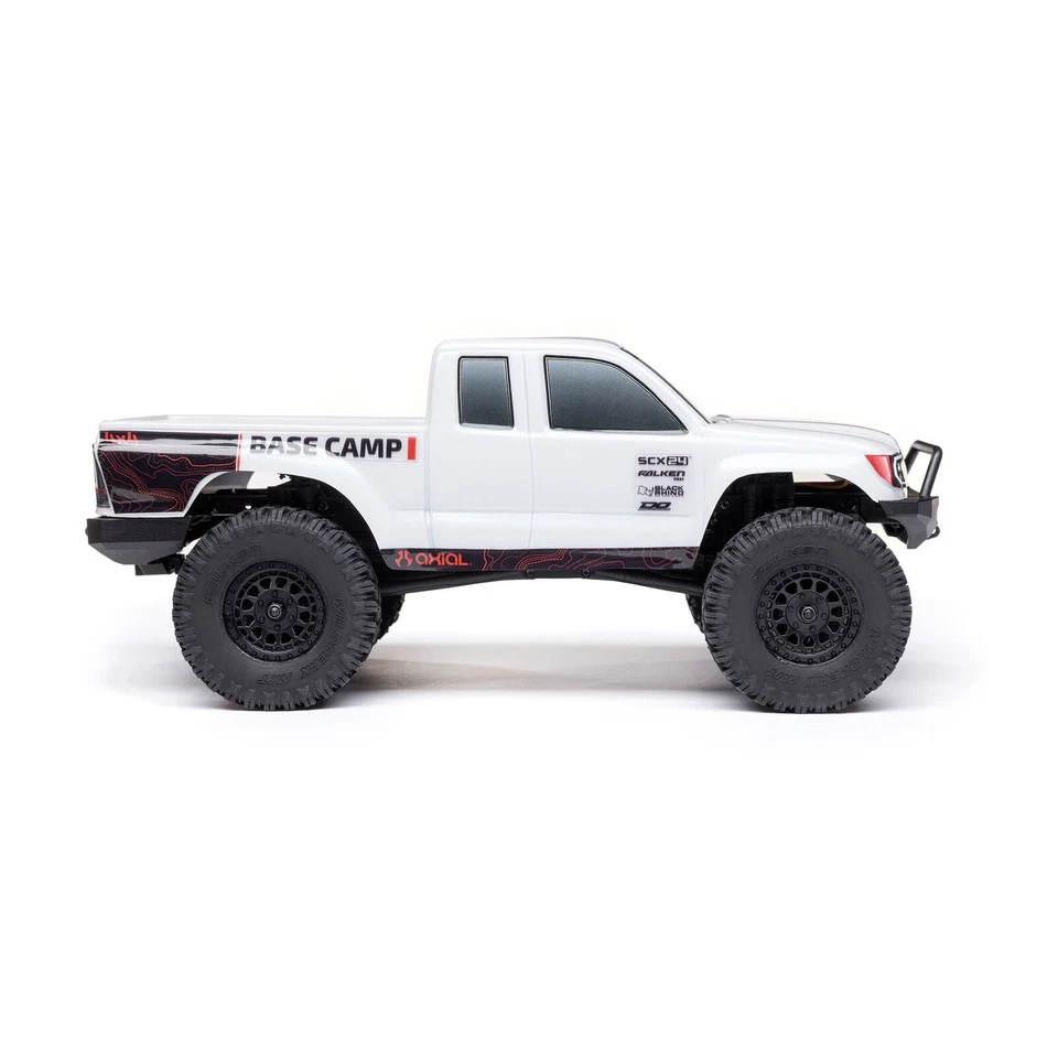 Axial AXI-1219T1 1/24 SCX24 Base Camp 4WD Rock Crawler Brushed RTR White - Image 4 of 4