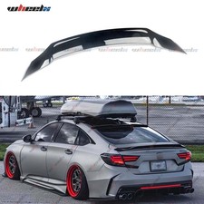 Fits 18-2022 Honda Accord Gloss Black Jdm Highkick Style Duckbill Trunk Spoiler Fits 18-2022 Honda Accord Gloss Black Jdm Highkick Style Duckbill Trunk Spoiler