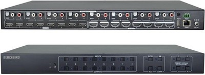 NEW Monoprice Blackbird 4K 8x8 HDMI Matrix Switch HDMI 2.0 Support, HDR, 18Gbps