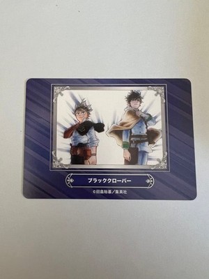 Black Clover Bonus Jump Fair Selection Character Card
