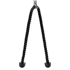 Long Tricep Pull Down Rope Exercise Tricep Rope 55 inch Pull Down Rope with L...